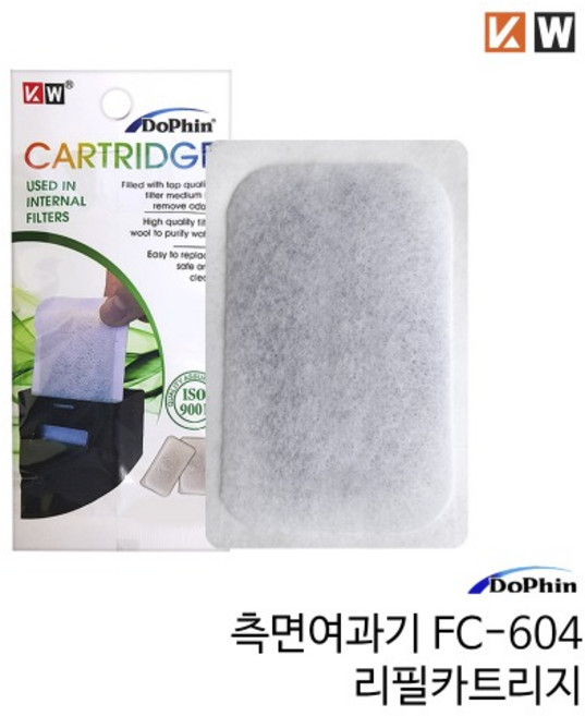 도핀 측면여과기 FC-604 리필카트리지, 1개