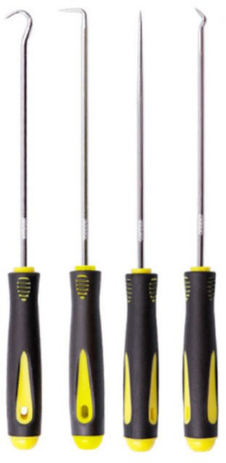 기억자 ㄱ자 갈고리 오링풀러 송곳 드라이버 4종, 1세트