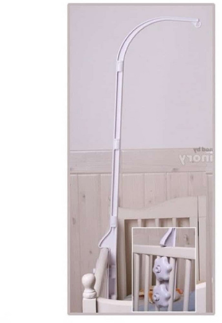 아기모빌대 신생아모빌대 튼튼키다리 4단 모빌거치대 침대용 간편설치, 벌크형