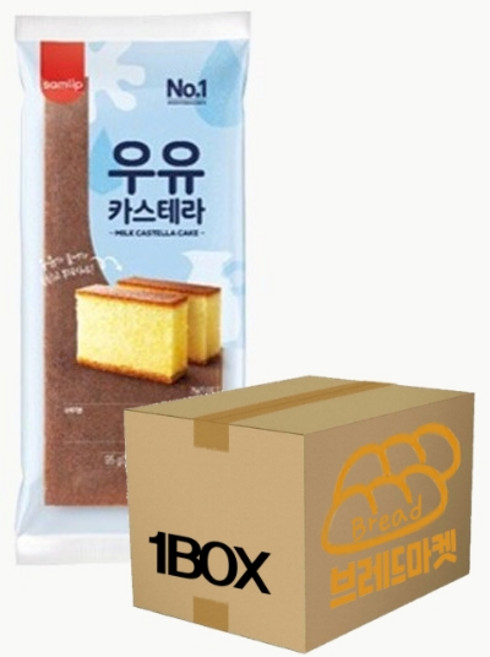 삼립 우유카스테라, 1.425kg, 1박스