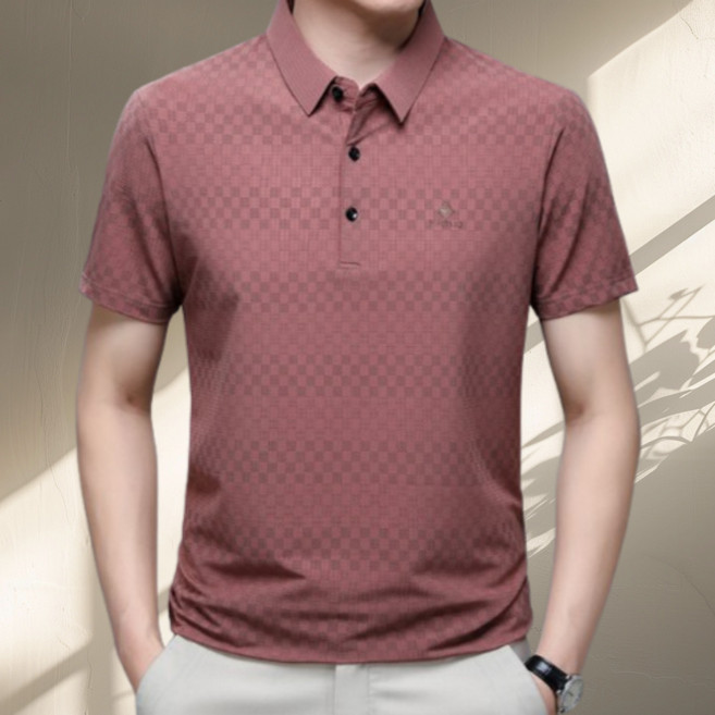 코엑티 남성 여름 자카드 아이스 반팔티