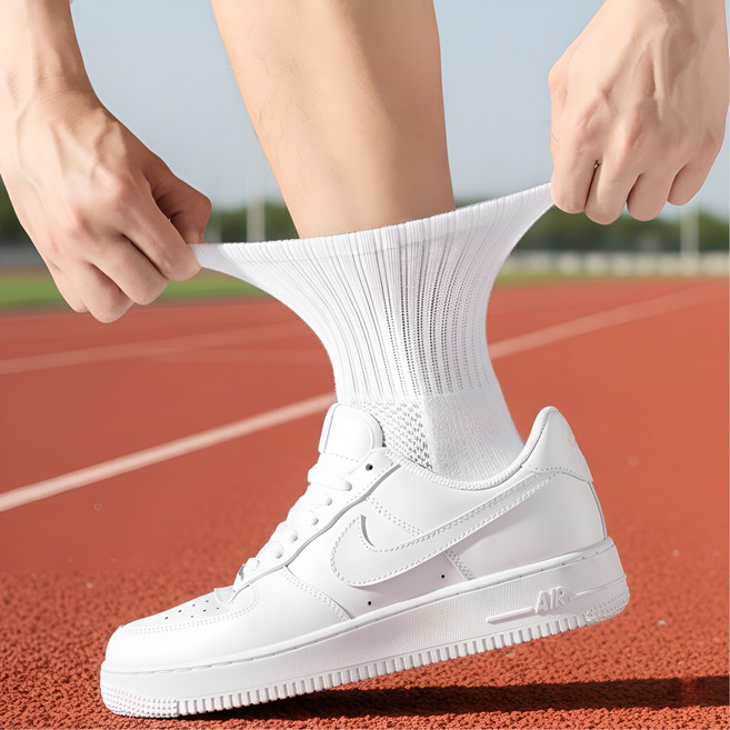 일오삼 충격 흡수 마라톤 러닝 양말 남여공용, 5개