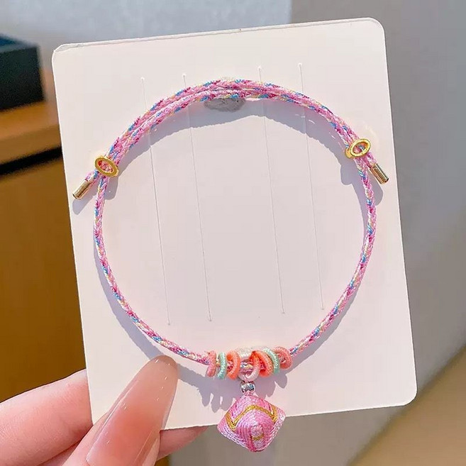 端午節五彩繩小粽子手鏈兒童手繩嬰兒寶寶飾品