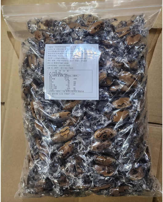 미담제과 땅콩캬라멜 1.5Kg 옛날 땅콩캬라멜, 1개
