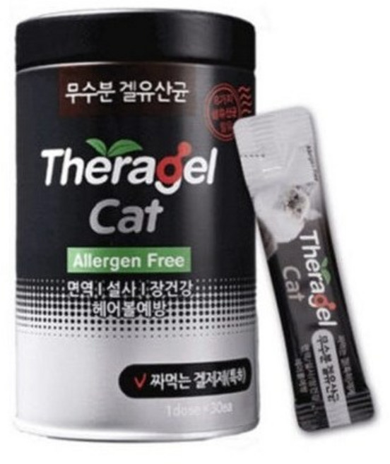 테라겔 캣 영양제, 30회분, 헤어볼+장건강, 1개