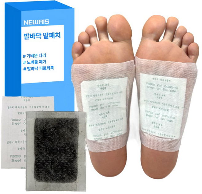 NEWRIS 발패치 발바닥패치 대용량 목초수액패치, 50개입, 1세트