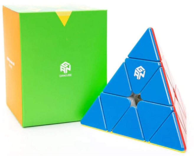 GAN Pyraminx M 간 피라밍크스 M 간즈 간큐브 선수용 스피드 마그네틱 루빅스 큐브, 스탠다드 에디션(GES미포함), 1개
