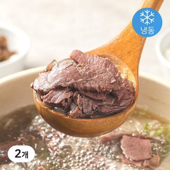 소담소담 한우 뼈없는 갈비탕 1.1kg, 2개