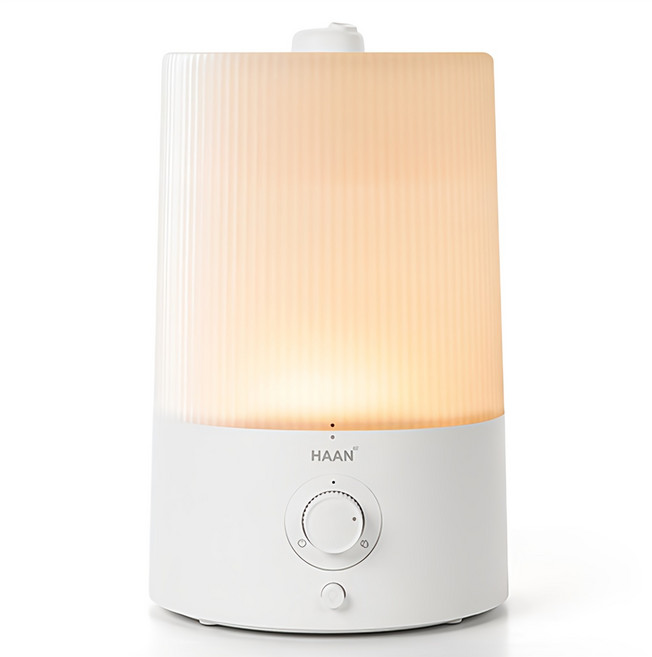 한경희생활과학 초저소음 물멍 무드등 초음파 가습기 4L, HAAN-HD700M, 화이트