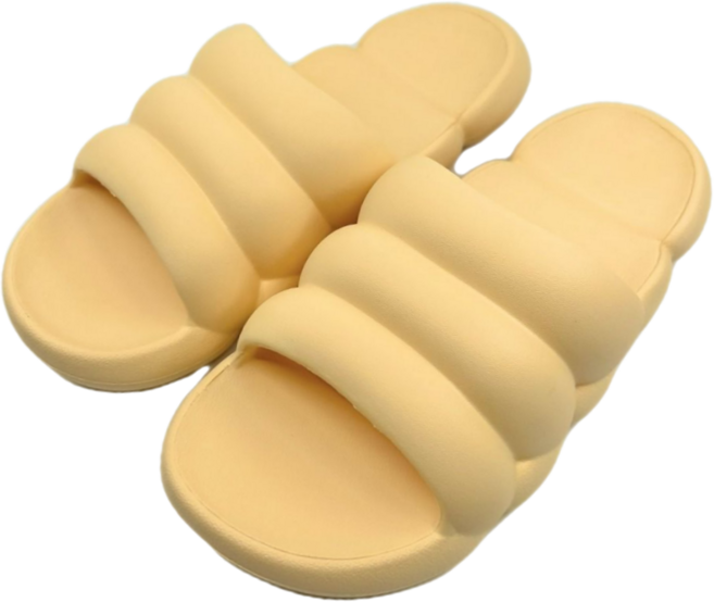 IAWI 뚱카롱 슬리퍼 프리미엄 실내화 층간소음 신혼선물 임산부 산후조리원, 옐로우, 1개