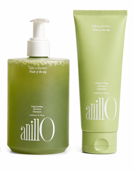 <쇼핑백증정>아닐로 2종 세트 - 라임썬데이 리프레시샴푸 리프레시 헤어컨디셔너, 1세트