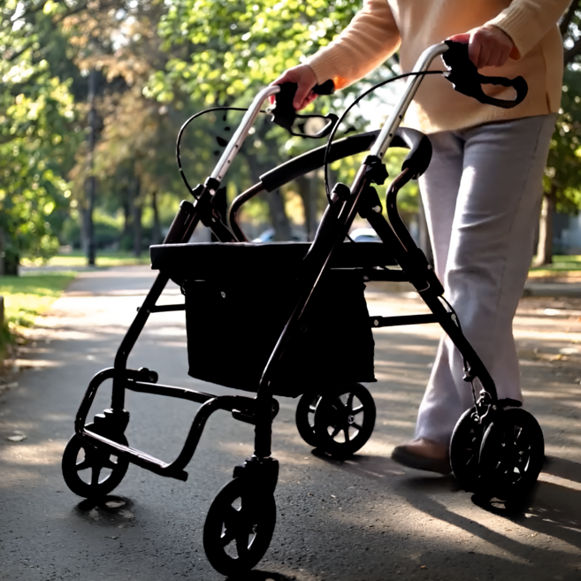 럭스룸 고급 어르신 실버카 노인 보행기, 1개
