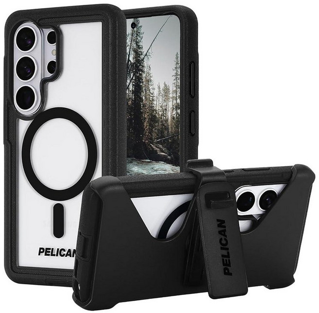 Pelican Voyager 삼성 갤럭시 S26 울트라 케이스 [마그네틱 및 무선 충전] 커버 7.3m(24피트) MIL-STD 낙하 보호 기능 - 벨트 클립 홀스터 포함 튼튼