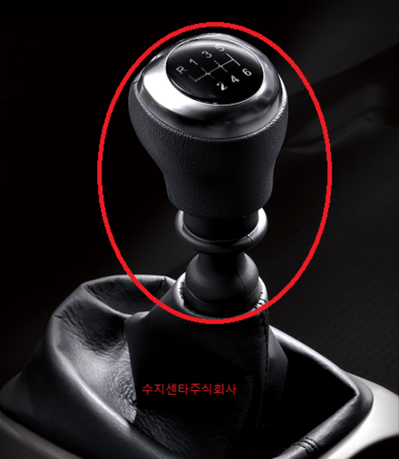포터2 6단 수동 기어노브 / 437112K330WK / 437613K500 / 437223K000 / 437132K200 / 세트상품 / 순정부품, 블랙
