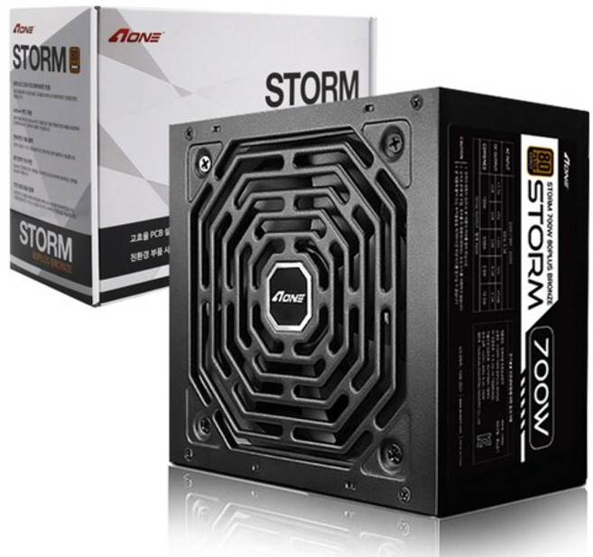 에이원 에이원 STORM 700W 80PLUS 브론즈 정격 풀박스 3년AS