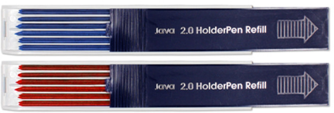 자바 2.0 홀더샤프심 칼라심 파랑, 5개