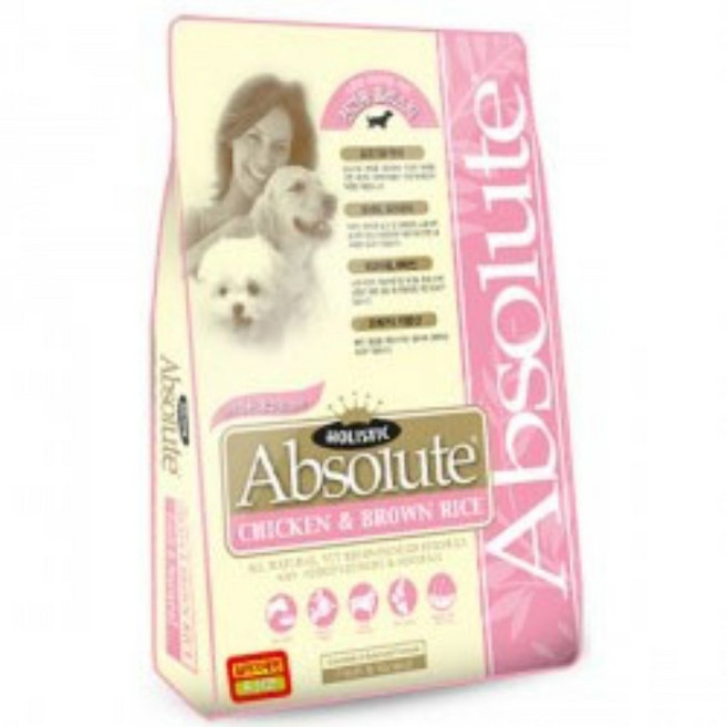 앱솔루트홀리스틱 전연령 강아지 건식사료, 닭, 2.7kg, 1개
