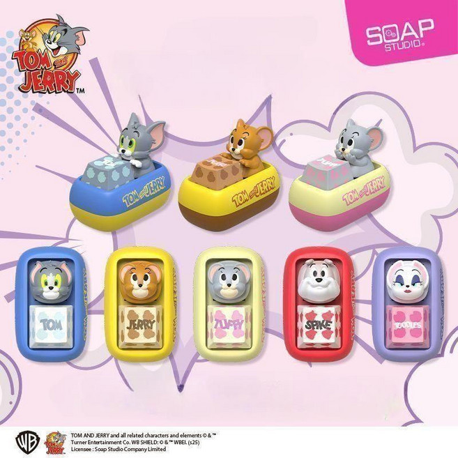 톰과제리 랜덤 키보드 키캡 애니메이션 캐릭터 포인트 커스텀 사무실 데스크 테리어 톰 제리, 랜덤1개(단일개별랜덤발송)