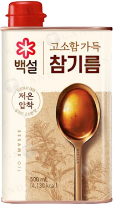 백설 진한참기름, 500ml, 9개
