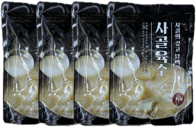 노브랜드 사골육수, 500g, 4개 - 쿠팡