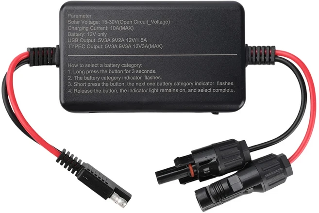 MPPT 태양광 충전 컨트롤러 다채로운 스크린 듀얼 USB 전지 패널 리튬 납산 배터리 12V 10 20 30A, [01] 10A