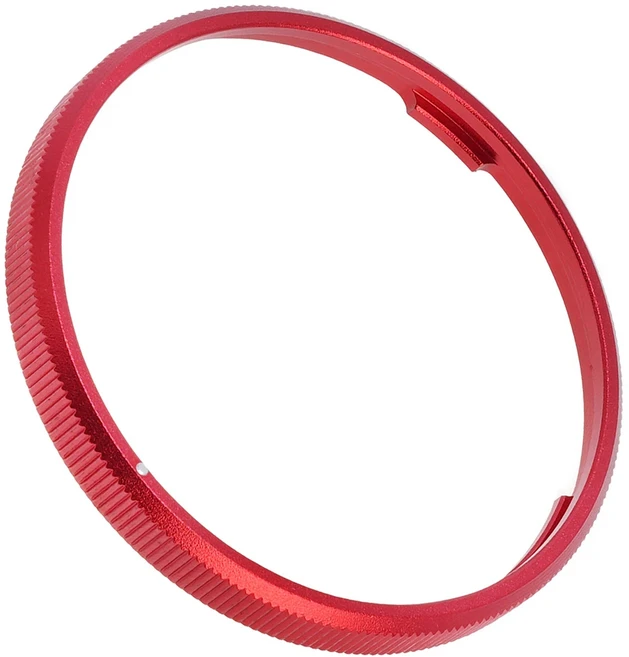 Ricoh GR3IIIX HDF 용 금속 링 캡은 DSLR 카메라 GR3IIIX 액세서리 용 렌즈 장식 렌즈 링 어댑터 보호 장치, 01 Red, 01 빠른