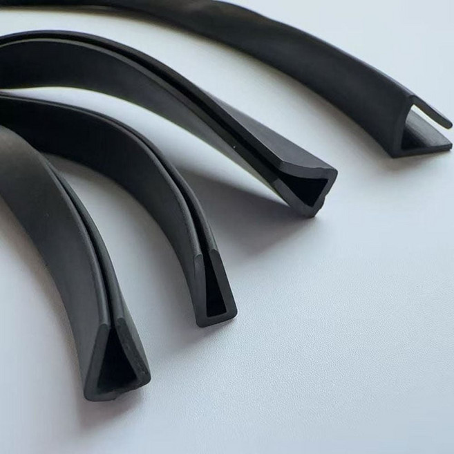 U형 도어엣지 고무 보호대 가드 모서리 문콕 방지용 자동차 유리, 5m_8mmx11mm블랙