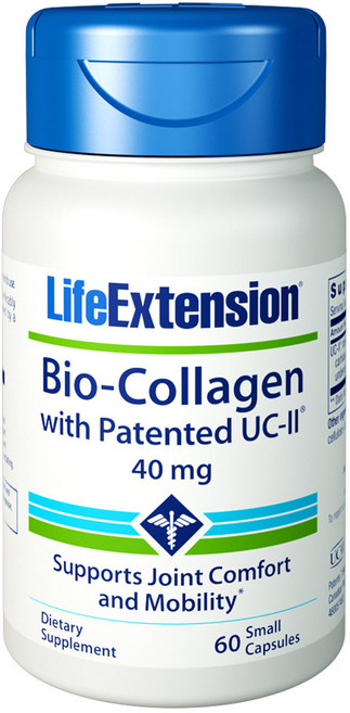LIFE EXTENSION Bio-Collagen Patterned UC-II 40mg 小膠囊, 1個, 60顆, 1瓶