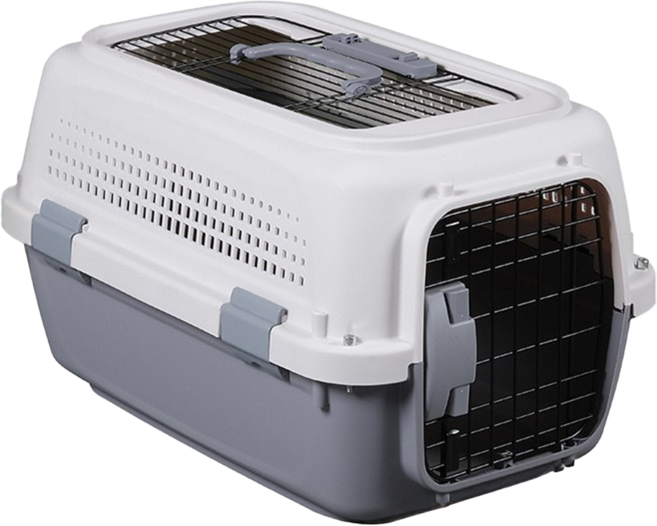 시그니프 반려동물 고양이 강아지 이동장 58x37x37cm 켄넬 캐리어, 1개, 그레이
