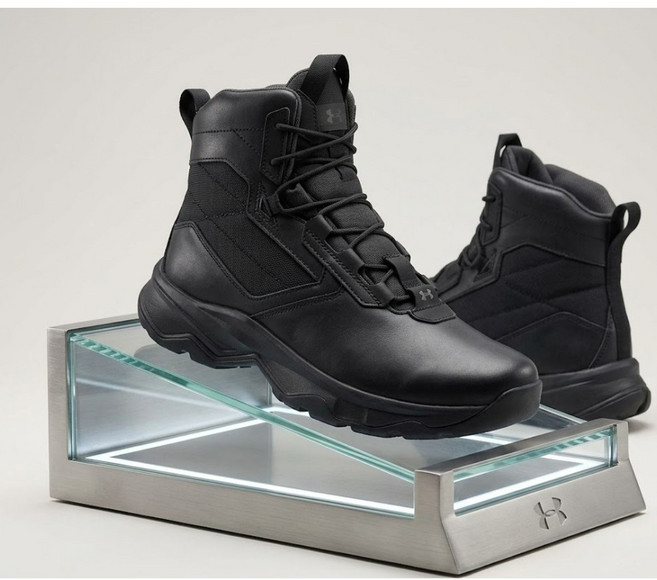 [언더아머_스포츠] 기능성 등산화 트래킹화 부츠 워커 남성 트리플 Black TM3025578 미끄럼방지 6인치