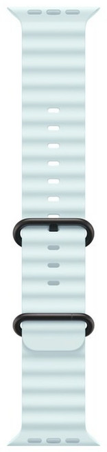 適用 Apple Watch Ultra 錶帶 織物單環錶帶, 海洋款 冰藍色,S11/S10 42/41/40/38, 1個