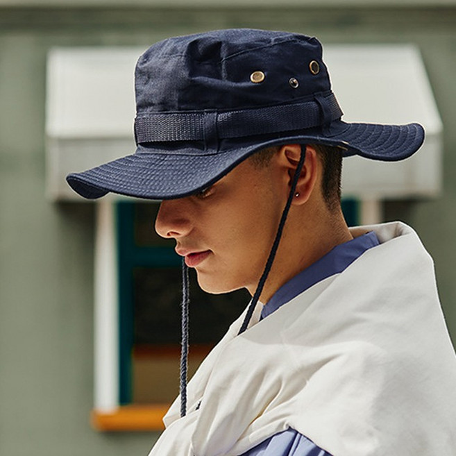 팅올 정글 사파리 등산 챙모자, 블랙