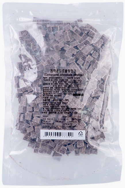 컴파운드 초콜릿 청크, 500g, 1개
