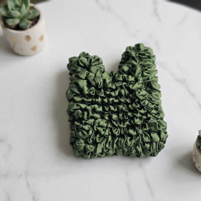 늘어나는 펄 요술 장바구니 손 가방 스몰, 그린, 1개