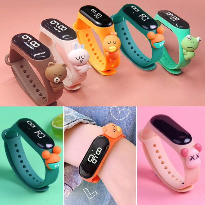 [국내 당일출고] 어린이 3D LED시계 아동 전자시계 초등학생 선물 단체선물 추천+ 선물포장