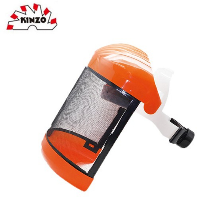 긴조 예초기안면보호구 KFS-4 햇빛차단용모자 망사 사이즈조절, 1개