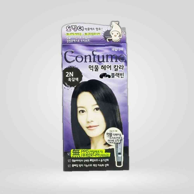 SP_BTM 컨퓸먹물칼라블랙빈2N 천연식용색소 흑갈색 염색약 천연색소가루, 본상품