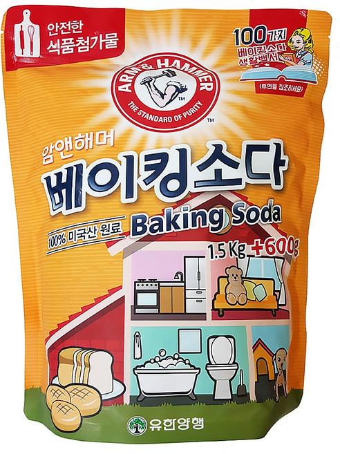 암앤해머 베이킹소다 1.5kg + 600g, 1개