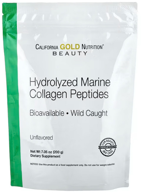 캘리포니아골드 하이드롤라이즈드 마린 콜라겐 CG땡 200g 펩티드 CGN Collagen, 1개