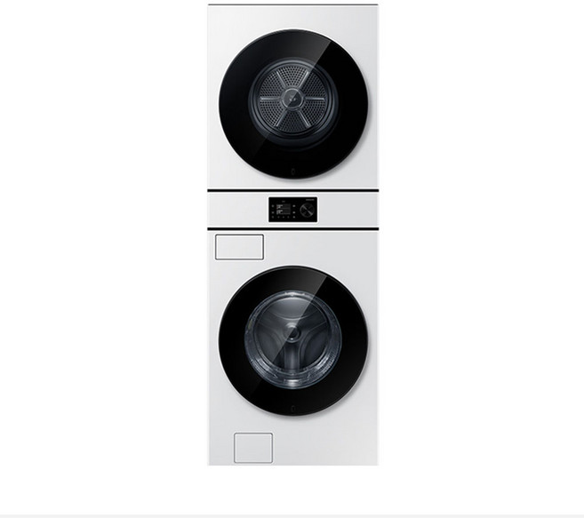 삼성전자 Bespoke AI 원바디 세탁기 WF80H24GBW + 건조기 DV80H20DBW 세트 24kg 20kg 방문설치, 화이트, WH80H2420GDHW