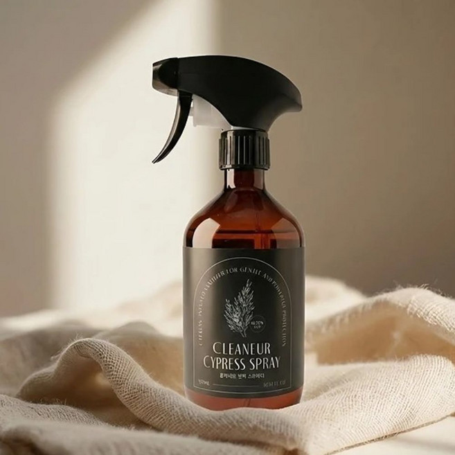 클리네르 천연오일 편백스프레이 피톤치드 살균99.999% 항균 탈취제, 1개, 500ml