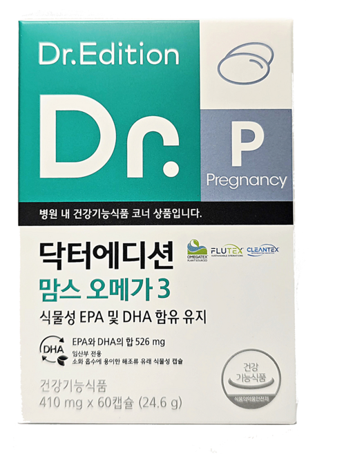 닥터에디션 닥터 맘스 오메가3 1개월분, 60정, 1박스