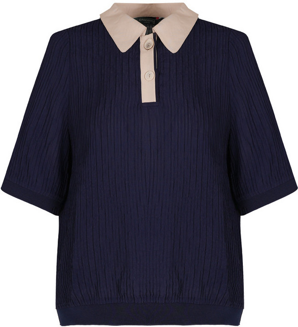 크로커다일레이디 최종가 : 29 190원 크로커다일레이디 크링클 주름 블라우스 티_CLEMBL502