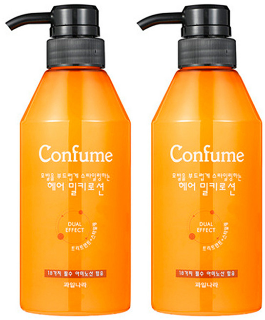 컨퓸 헤어 밀키로션, 400ml, 2개