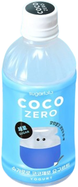 슈가로로 코코제로 요구르트, 340ml, 12개