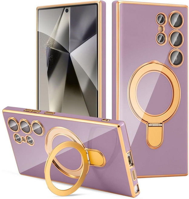 갤럭시 s25/s24 시리즈 맥세이프 카메라 보호 거치대 렌즈 완전보호 케이스 HY-LP02