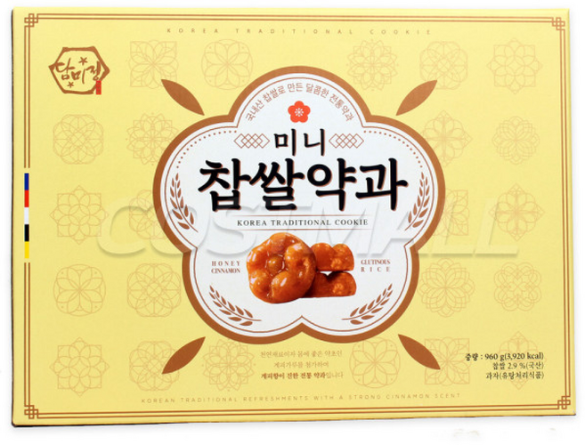 담미정 미니 찹쌀 약과 /어린이간식/약과/간식, 1개, 960g