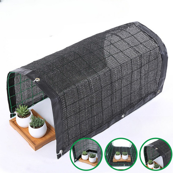 길냥이 비닐하우스 캐노피 고양이 방수 급식소 임시 장마철 둥지, 1개, 3핀 선반 42x30x30