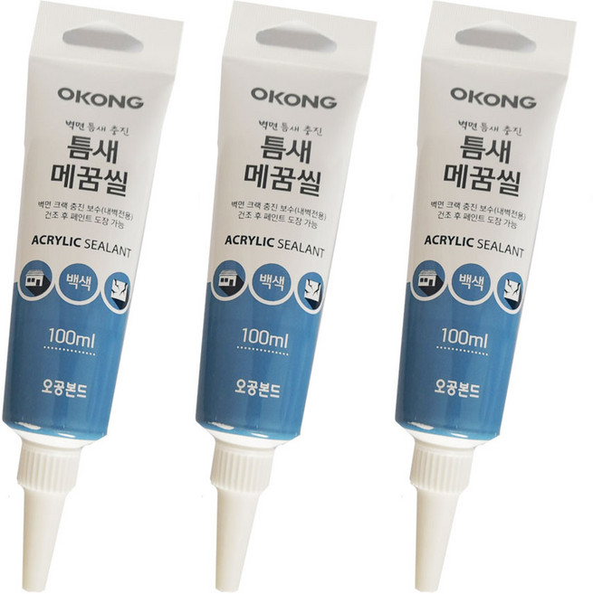 오공 틈새메꿈씰 100ml, 3개