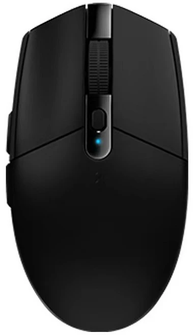G304 무선 마우스 고비주얼 컴퓨터 사무용 e스포츠 게임 마우스, 블랙, 하나 - 쿠팡